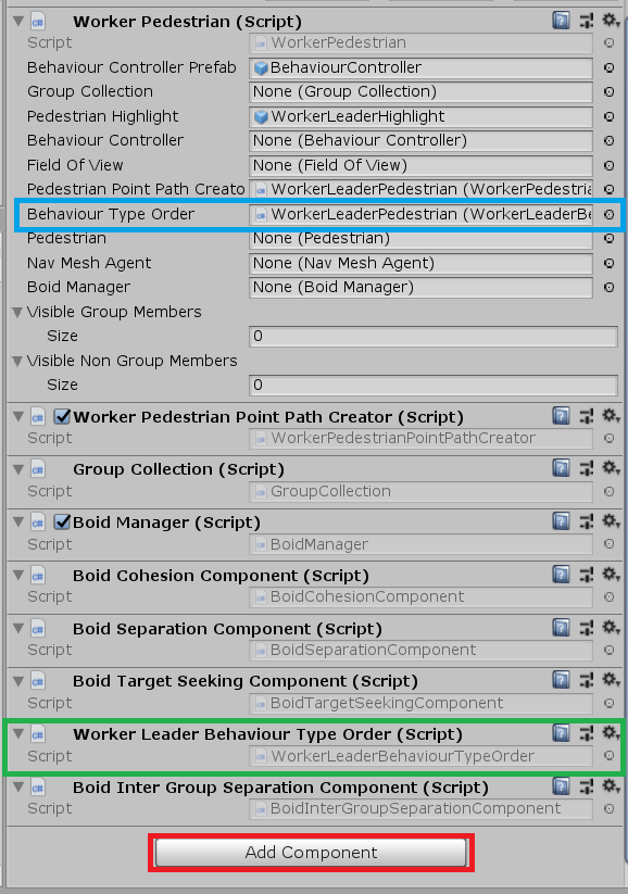 Adding BehaviourTypeOrder Example